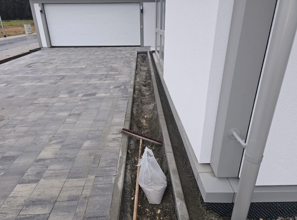 modern home at night